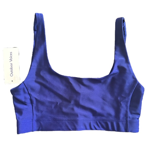 NWT Outdoor Voices Beam Bra in Midnight, size M - Picture 2 of 4